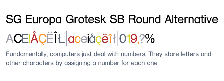 Europa grotesk sb round font download 2017